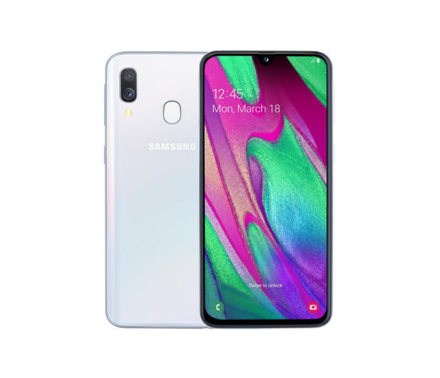 SAMSUNG Galaxy A40 Biały (A405F) - 487574 - zdjęcie